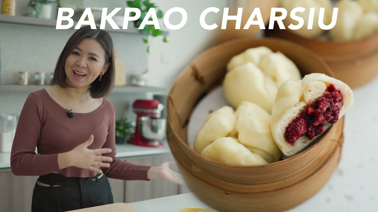 BAKPAO MERAH DAGING CHARSIU HALAL alhamdulillah