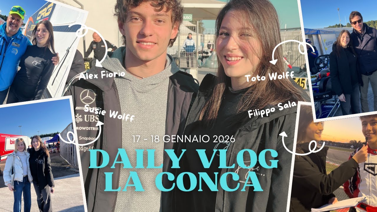 Il mio primo Vlog Karting | Test Collettivi WSK a La Conca 🇮🇹 (17–18 Gennaio)