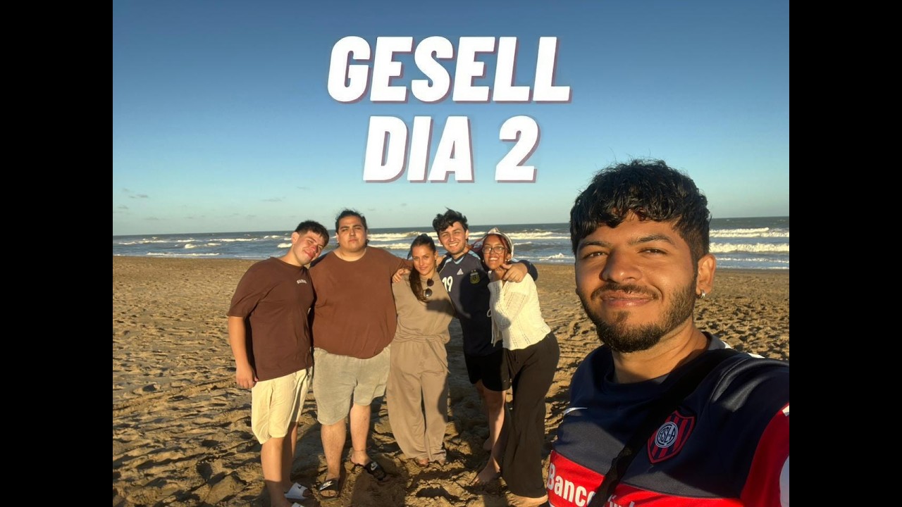 Villa Gesell Día 2 🌊 | Playa, truco y noche en la Bresh con El combo