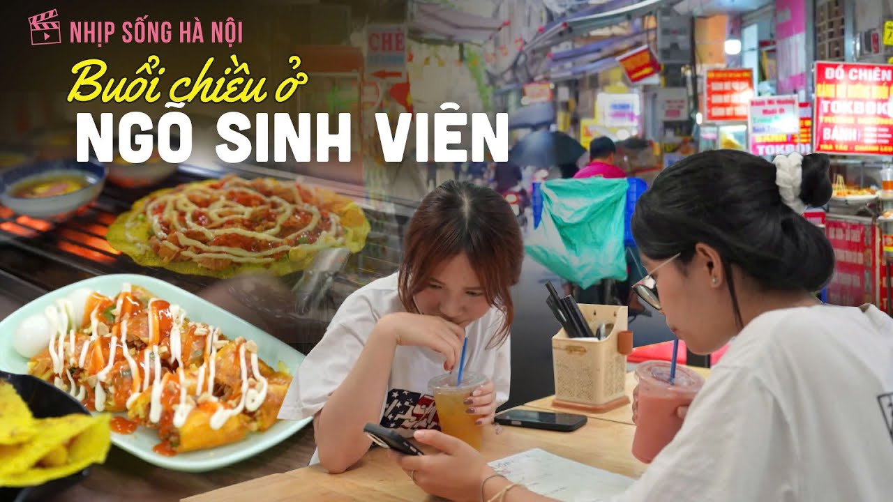 Buổi chiều ở ngõ sinh viên | Nhịp sống Hà Nội