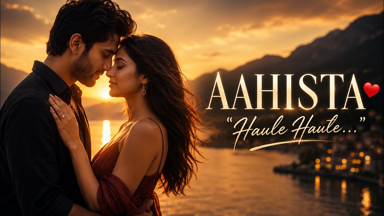 Aahista | Romantic Hindi Song 2025 | Acoustic x Reggaeton Love Vibes