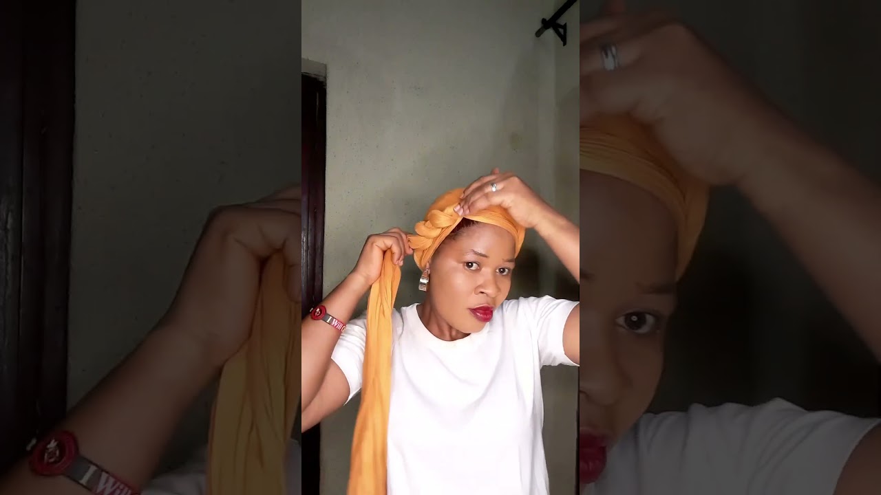 beautiful headwrap tutorial ❤