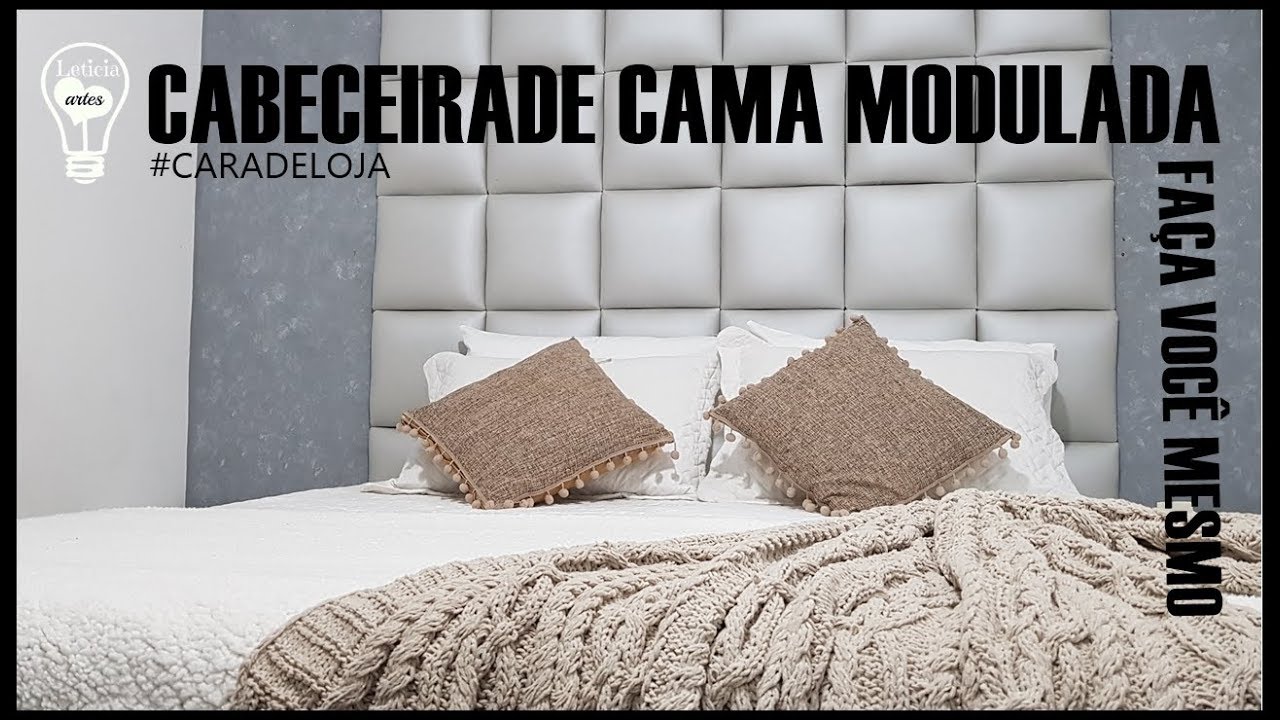 COMO FAZER  CABECEIRA EM PLACAS  BARATO #CARADELOJA