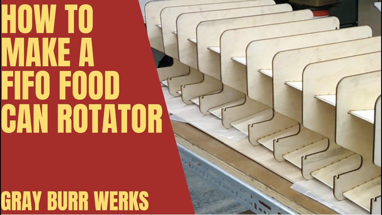 How to Make a FIFO Food Can Rotator