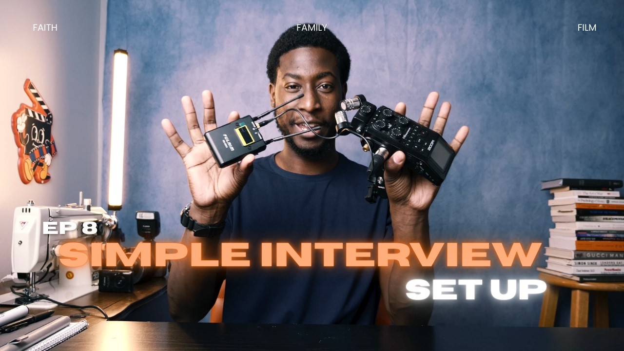My Simple Interview Set Up