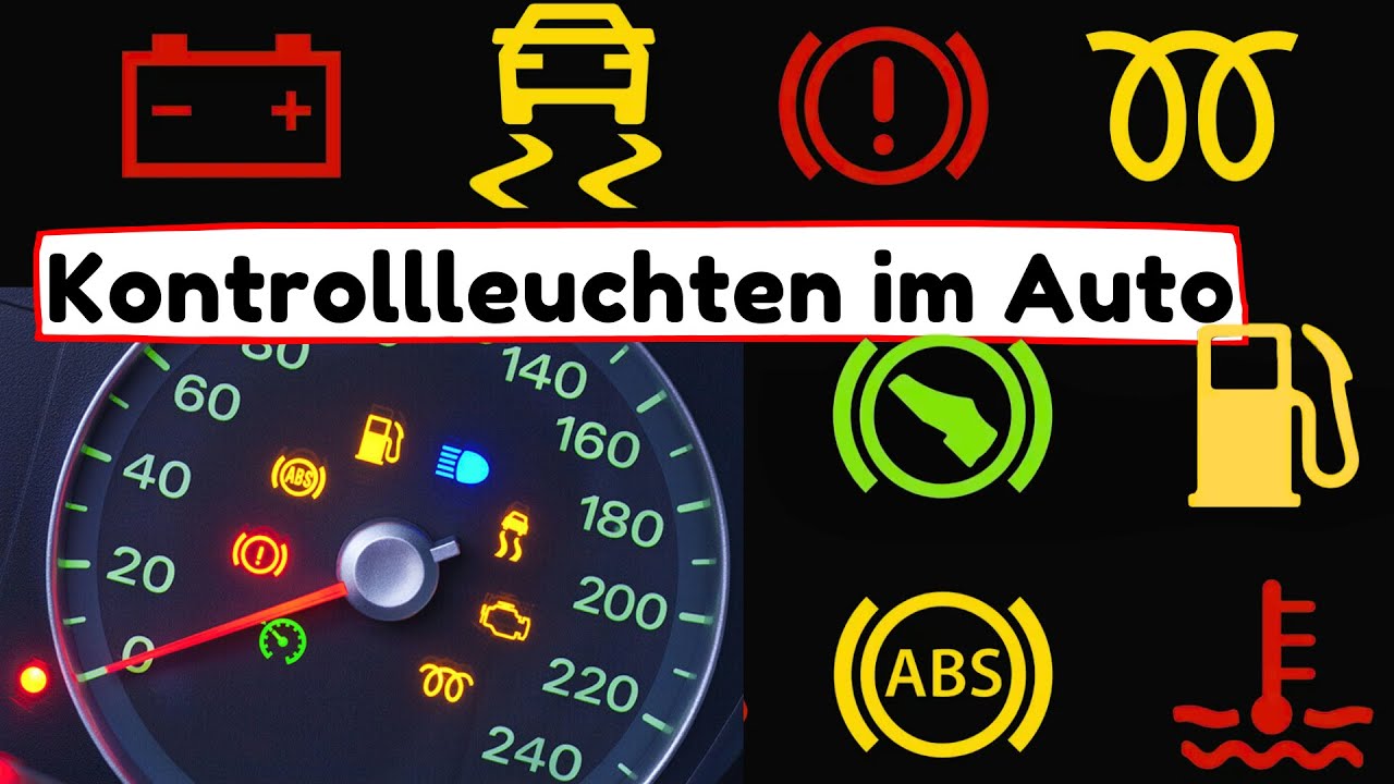 Kontrollleuchten Auto & ihre Bedeutung: Wie kann man sie reparieren? Auto gelb, blau, grüne, rote