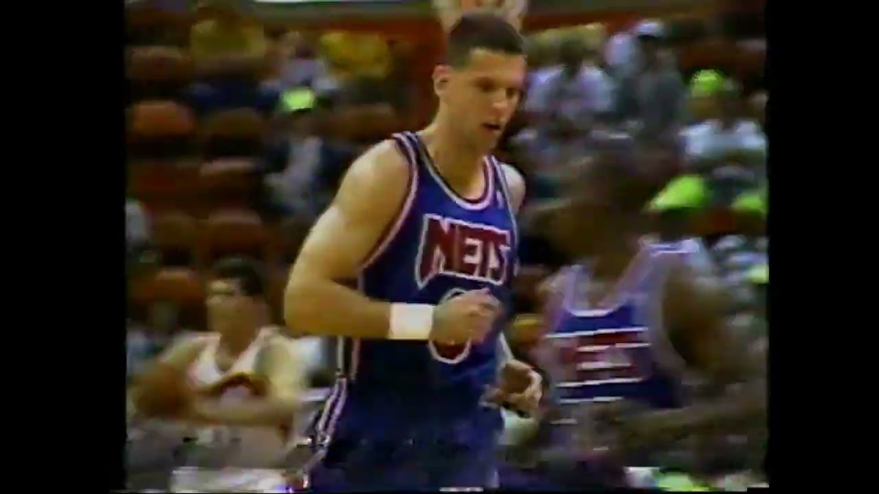 RARE  - Drazen Petrovic 4/11/1992  Hawks VS  Nets