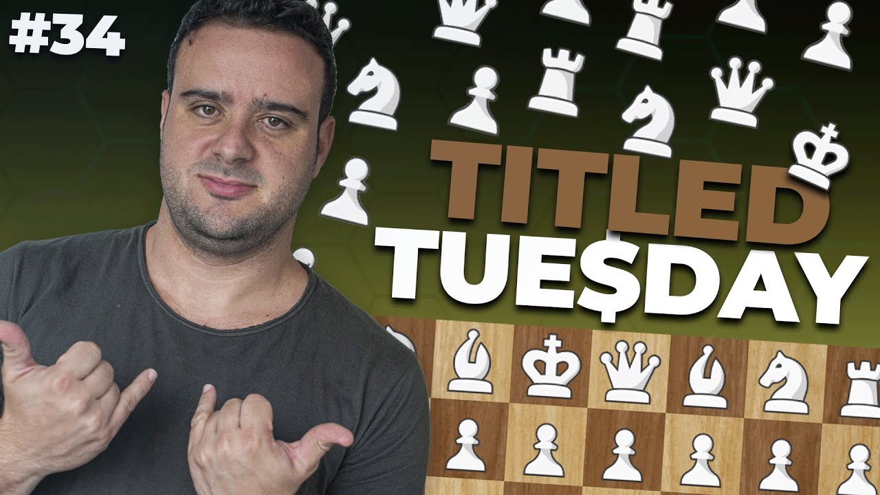 PELEAMOS EL TITLED TUESDAY NOCTURNO! #NAKAMURA #CARLSEN #34 🔥