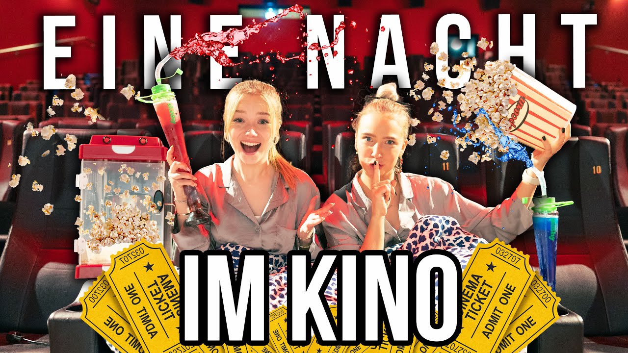Wir bleiben eine Nacht im Kino und machen alles was wir wollen