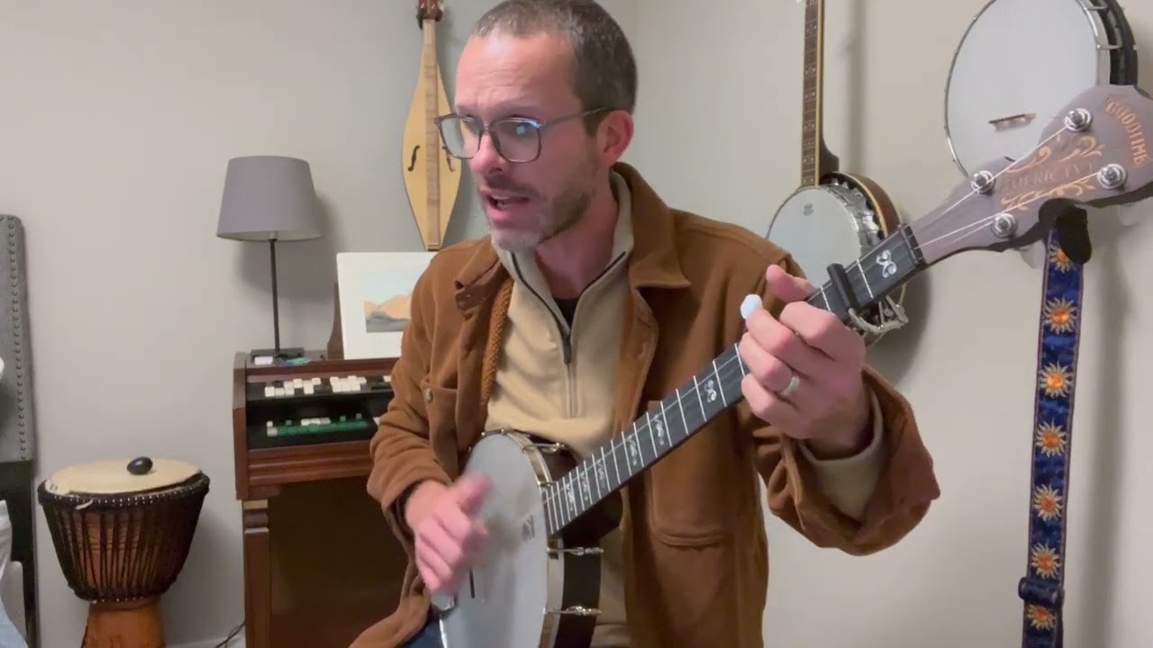 I Saw the Light - Clawhammer Banjo Song - Open A Tuning