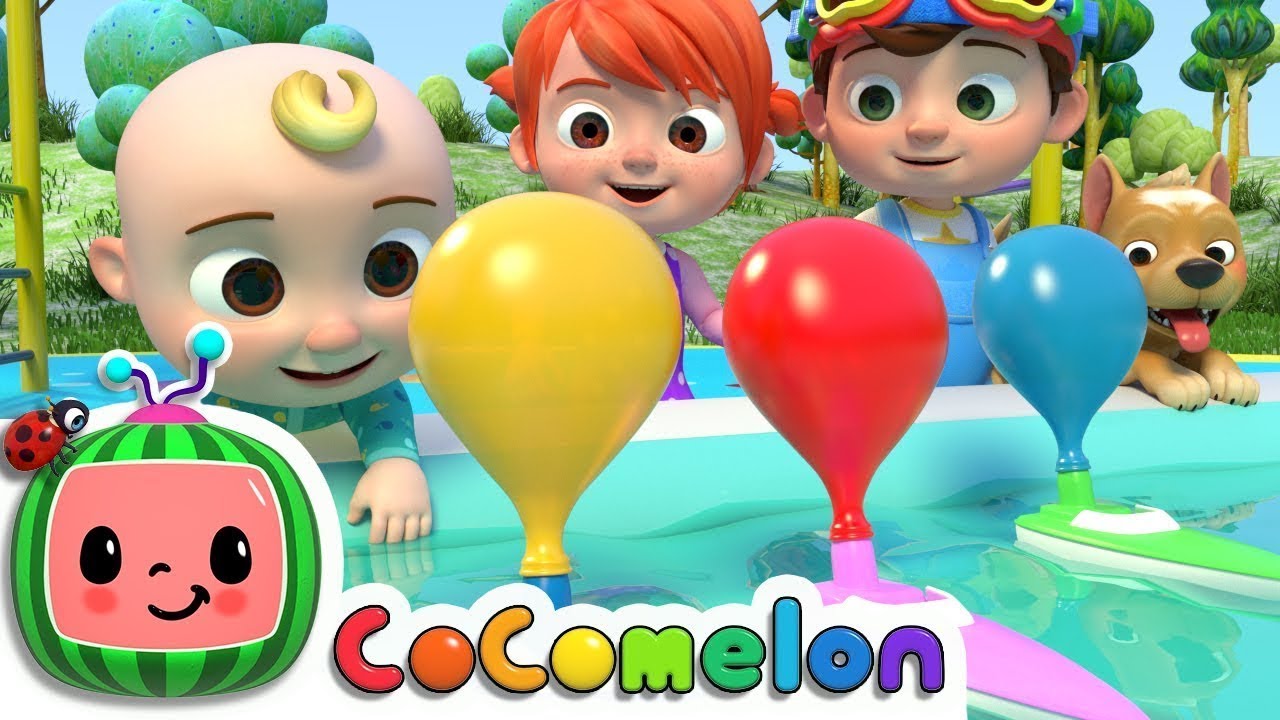 Balloons Boat Race | ‪CoComelon‬z Nursery Rhymes & Kids Songs