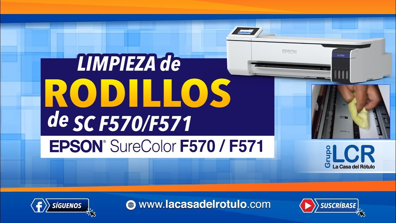 Limpieza de rodillos de F570/F571