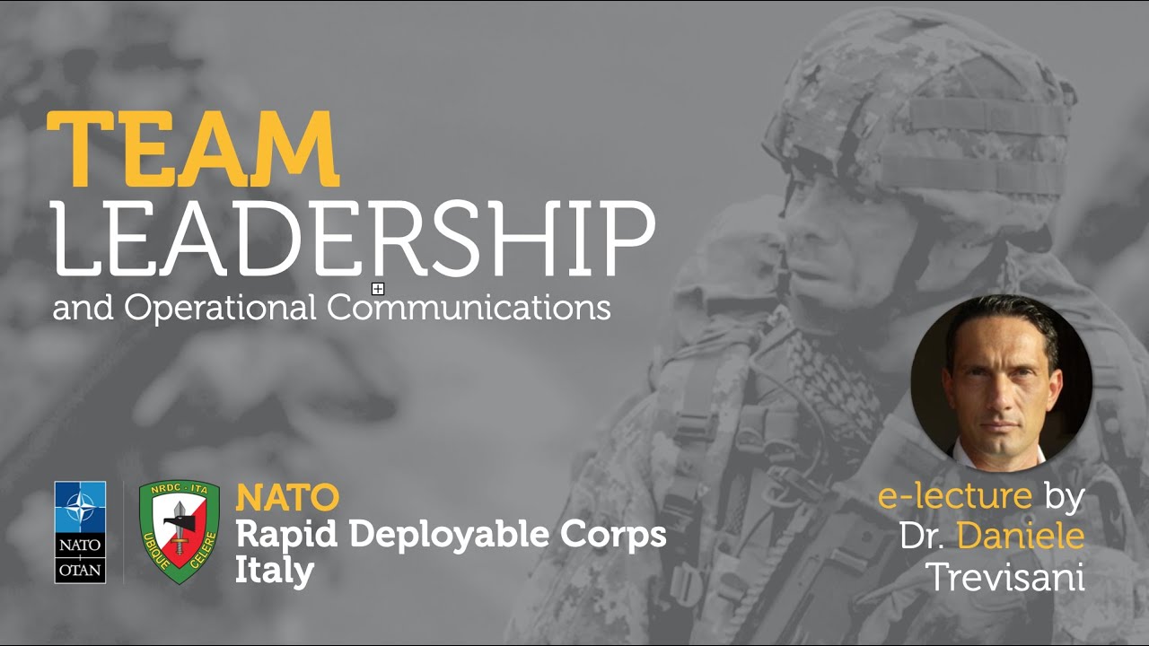 NRDCITA e-lecture: Team Leadership and Operational Communication’ by Dr. Daniele Trevisani