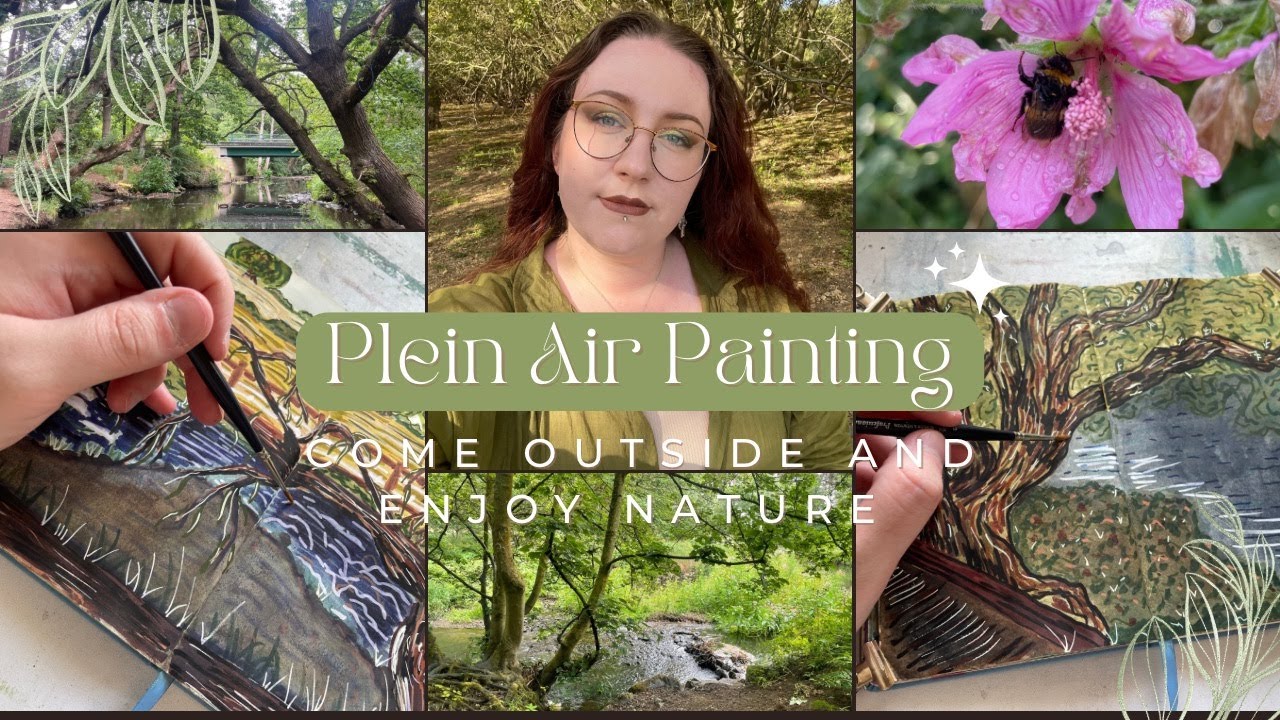 Plein Air Painting at Malton Picnic Area: chitchat about my future art shop plans and socials!