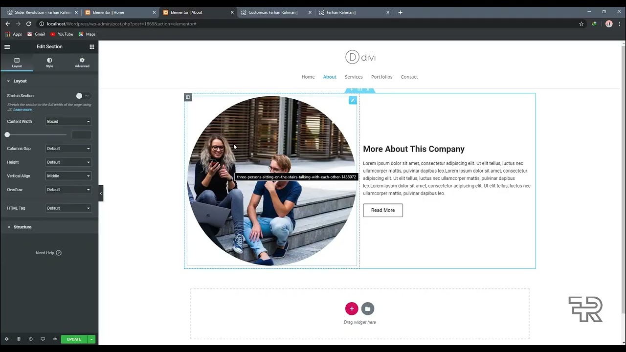 66  designing home page part 02 - Complete WordPress Theme & Plugin Customization is a beginner's