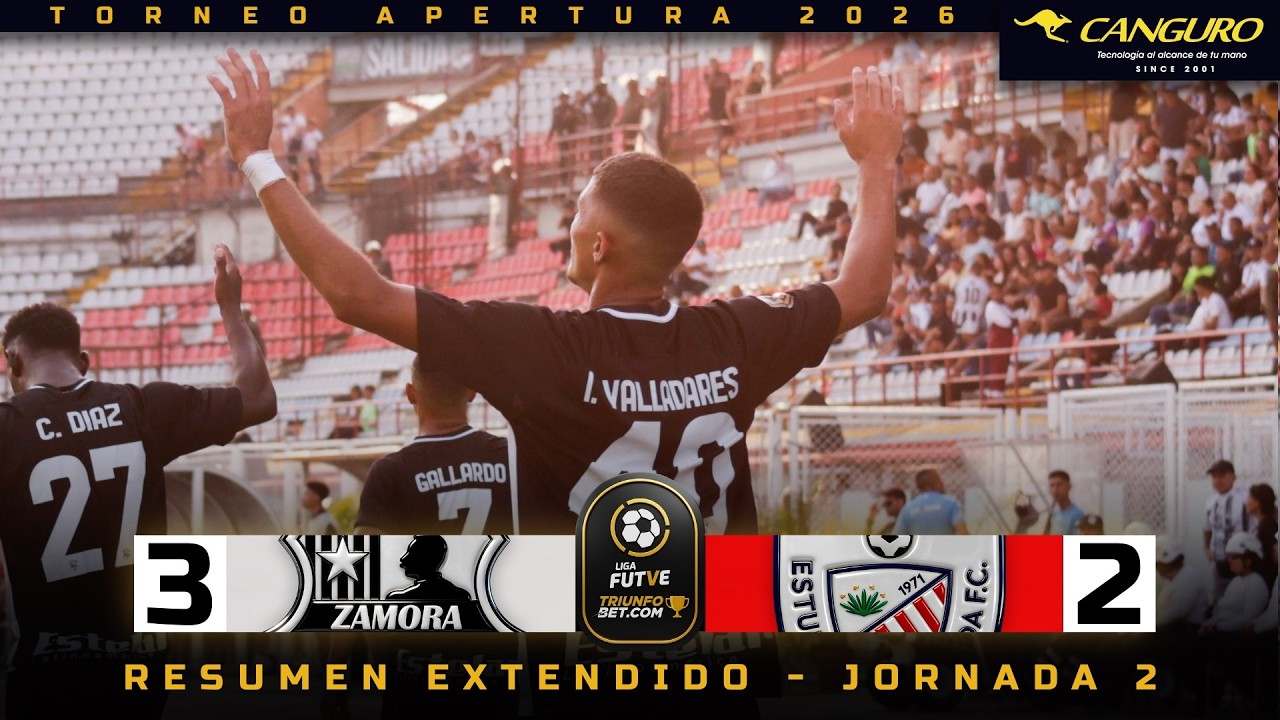 RESUMEN EXTENDIDO | Zamora - Estudiantes | Liga FUTVE Triunfobet