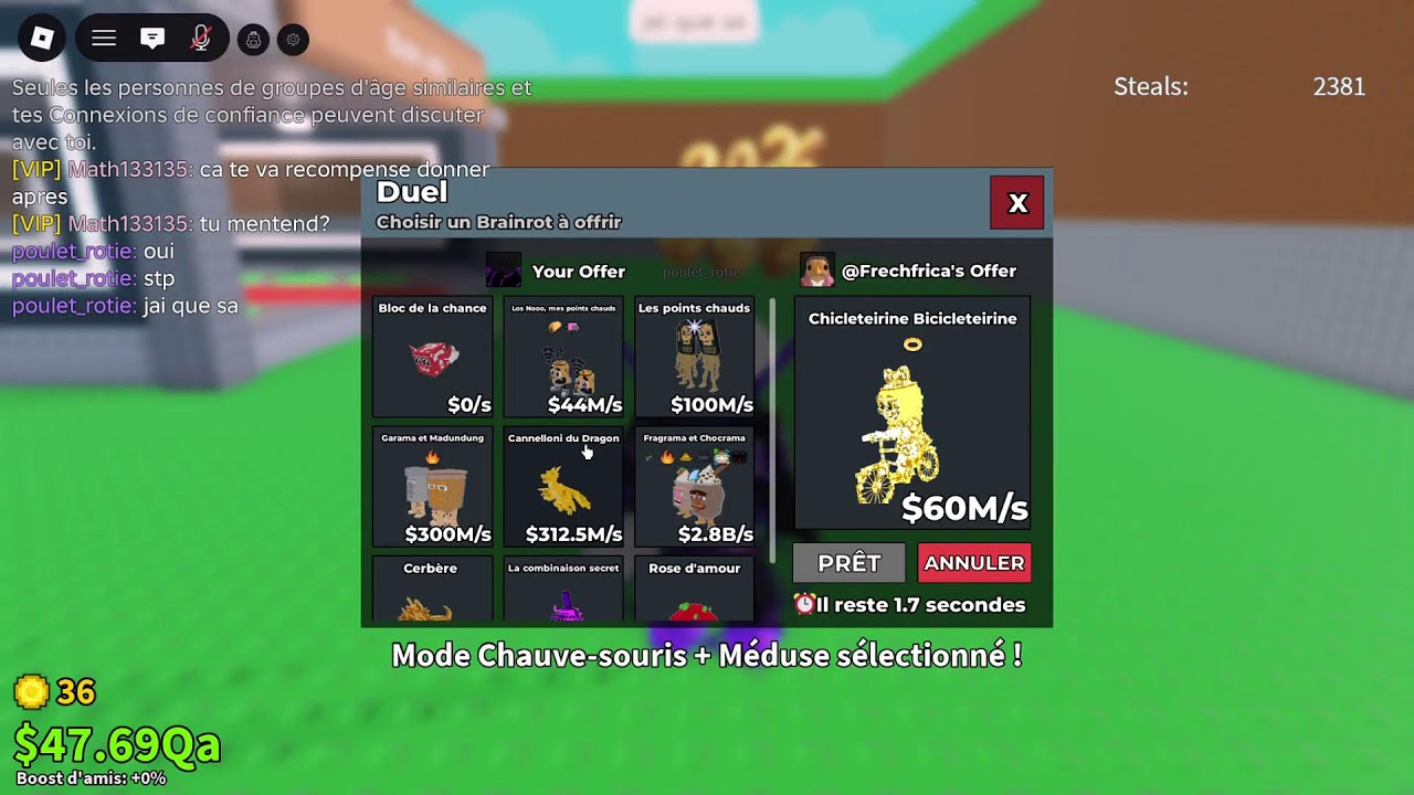 trade/pvp/vente ppl (Drag prio)