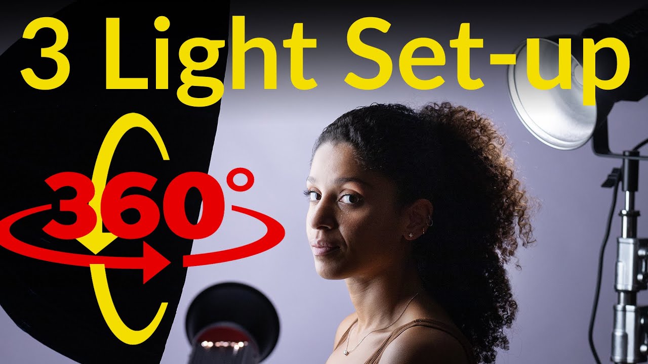 Studio Portrait Lighting - 360 Virtual Interactive Tutorial