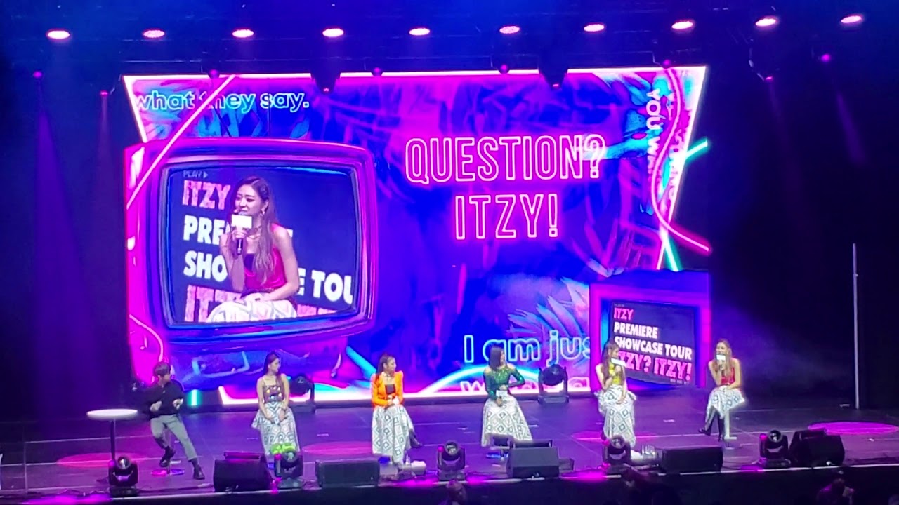 200122 ITZY Premiere Showcase Tour / Houston, TX / Greetings, Q&A, Challenge Mix Songs