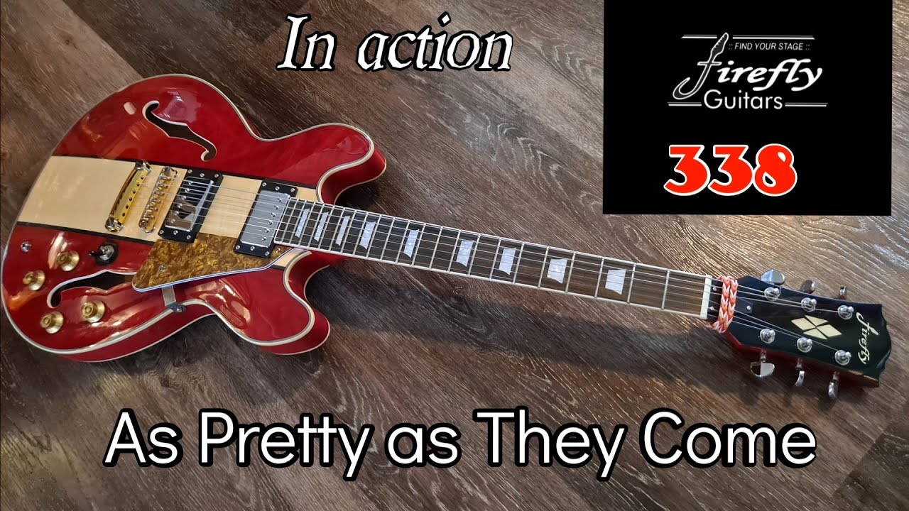 2022 Firefly 338  semi hollow Racing Stripe Edition in action.