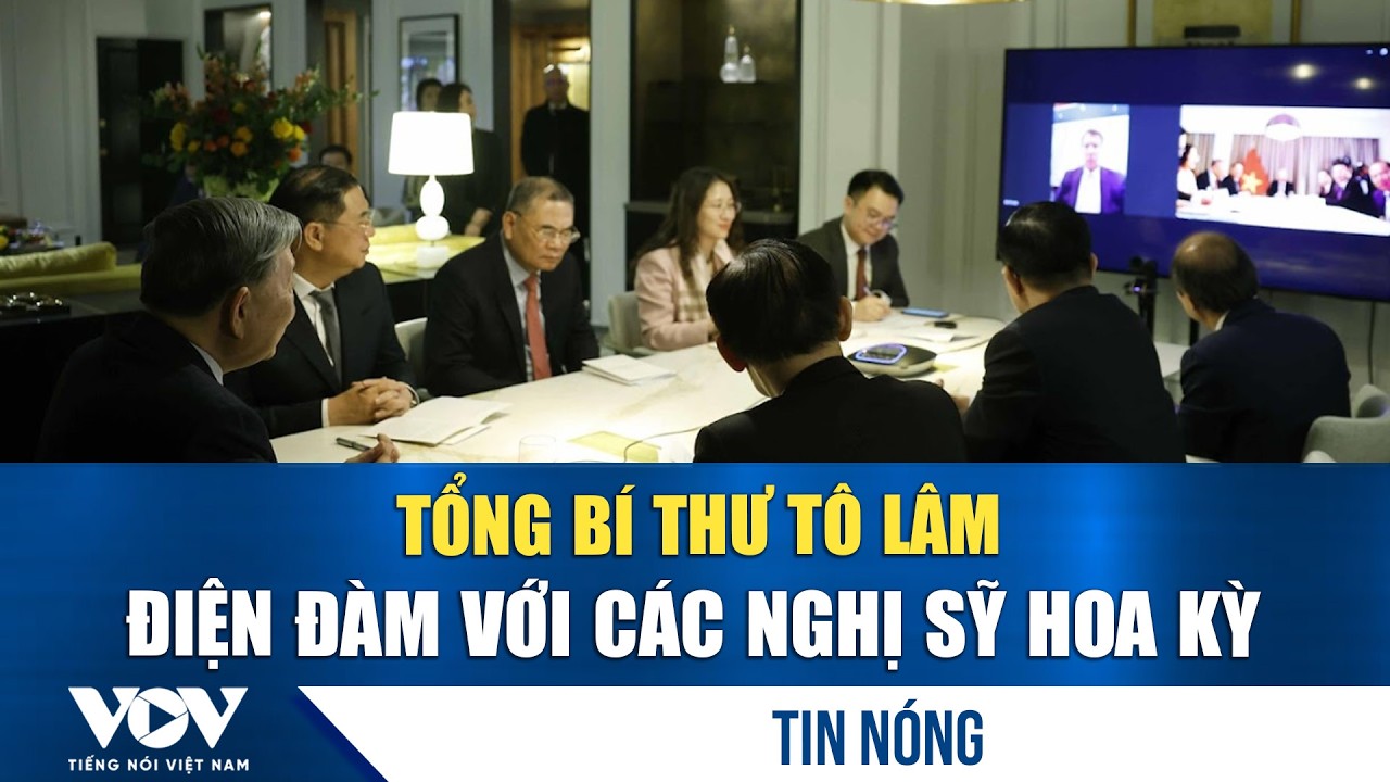 Tổng Bí thư Tô Lâm điện đàm với các Nghị sỹ Hoa Kỳ