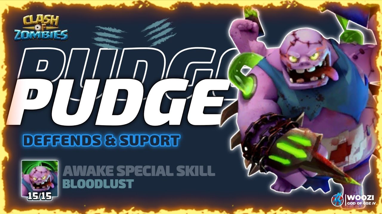 PUDGE AWAKE GAMEPLAY | #CLASHOFZOMBIES
