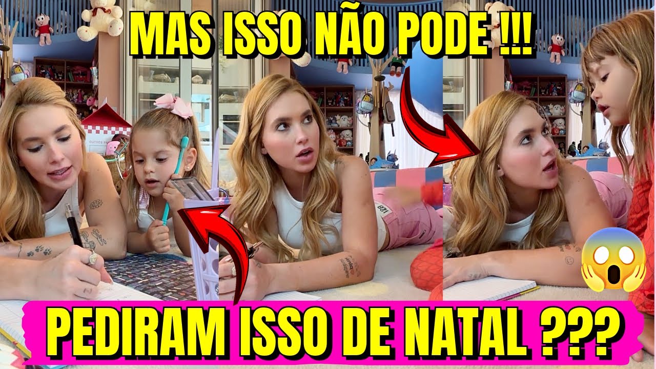 Virginia Fica Chocada com Pedido das Marias para o Natal!
