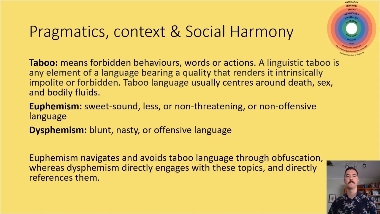 Pragmatics, context & Social Harmony