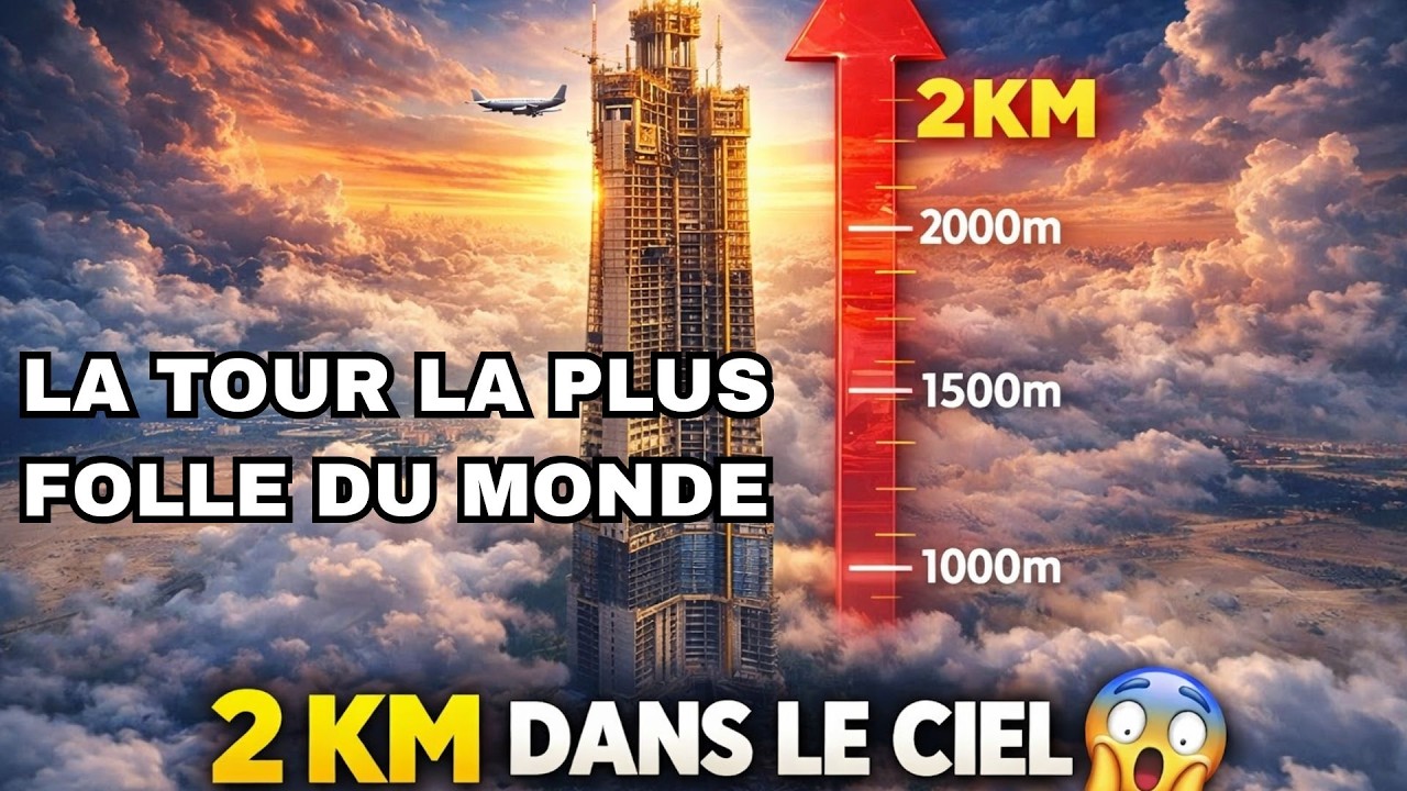 L'Arabie Saoudite Construit un Monstre de 2 KM ! La Tour Rise Va Pulvériser Tous les Records 😮🔥