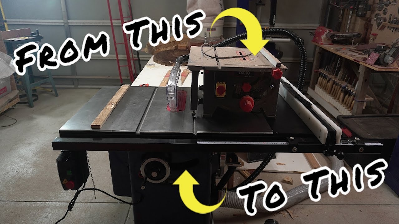 Upgrading My Table Saw || Unboxing and Assembling the Carbatec TS-C250P