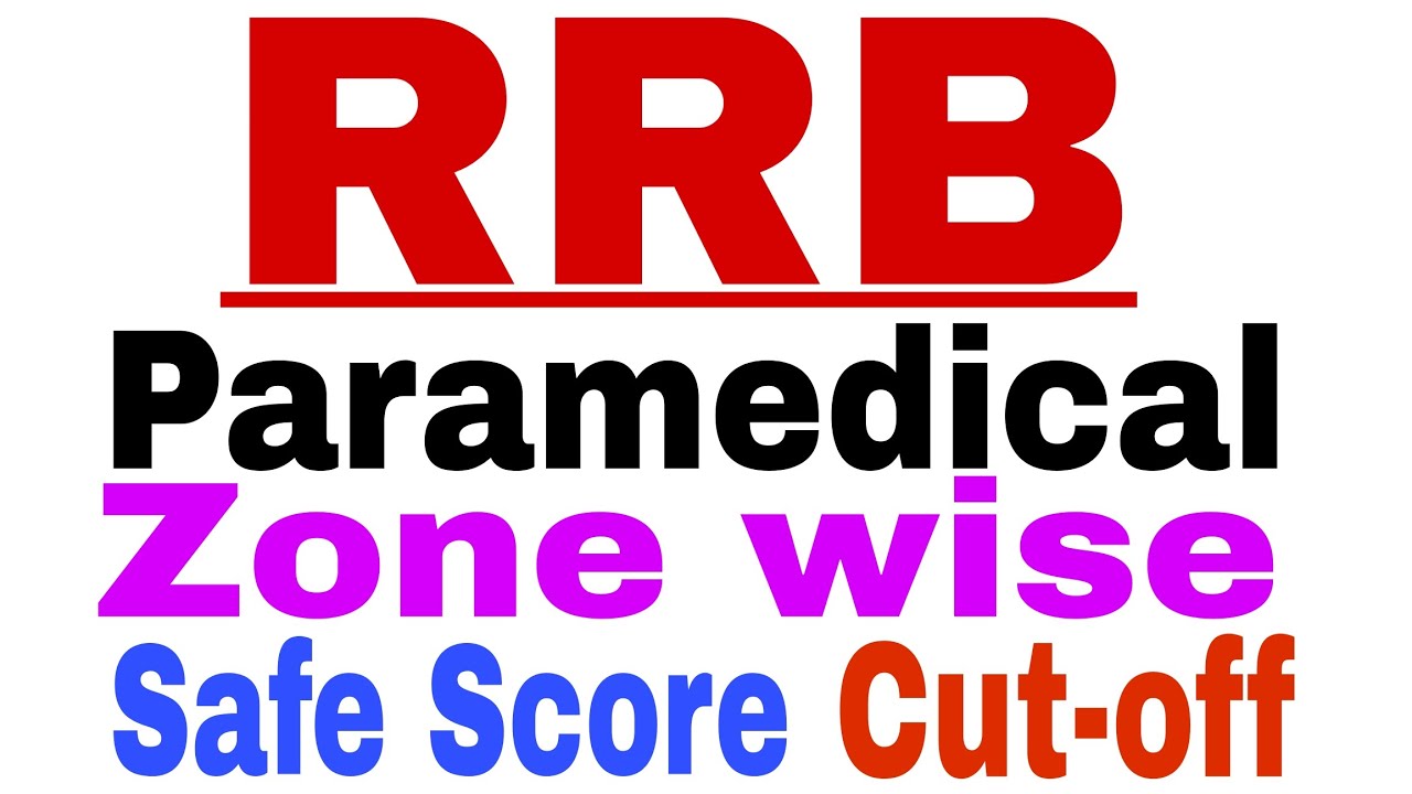 RRB | ZONE WISE | CUTOFF 