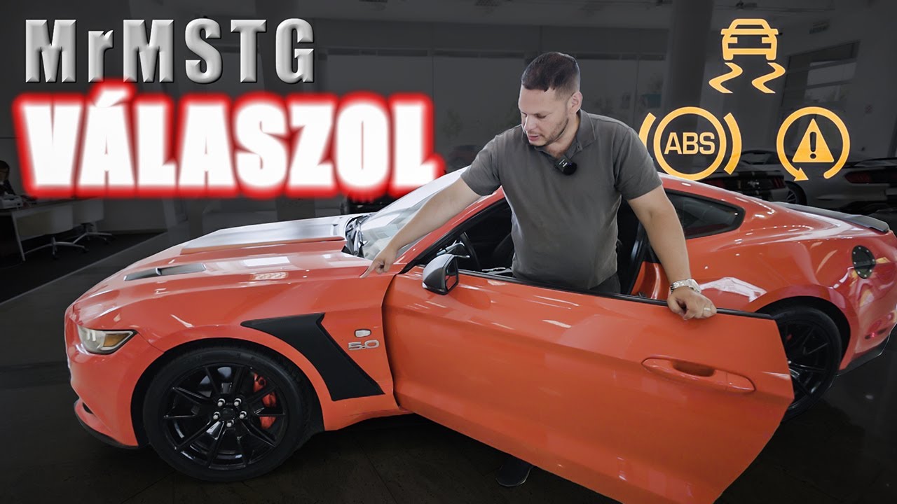 Hogyan véd meg minket a Mustangunk? ESP ABS és társai...-de hogyan kapcsoljuk ki?