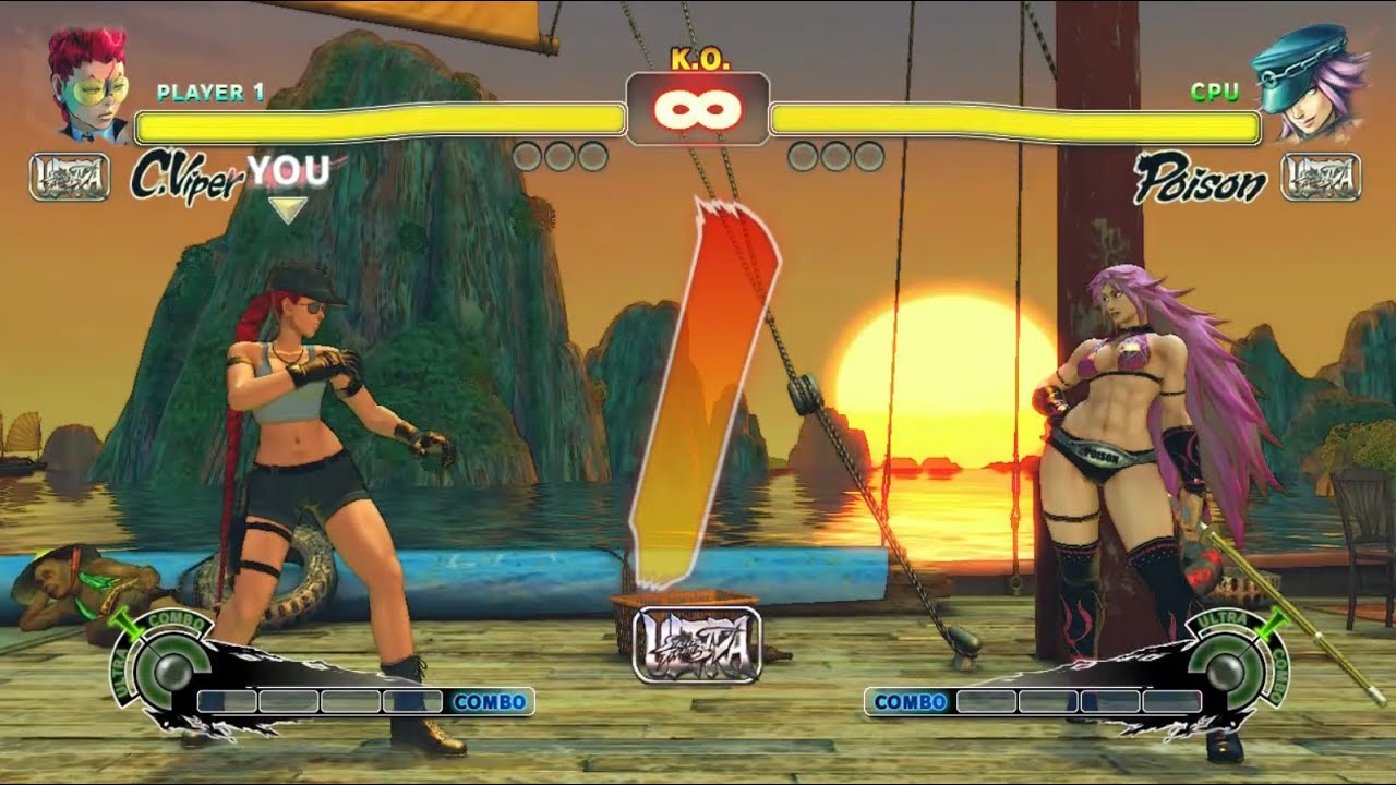 USF4 - C Viper Vs Poison (Mod Battle)