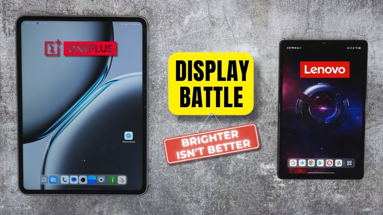 Oneplus Pad 2 vs Lenovo Legion Tab Gen 3 | Display BATTLE! (Brighter isn't Better)