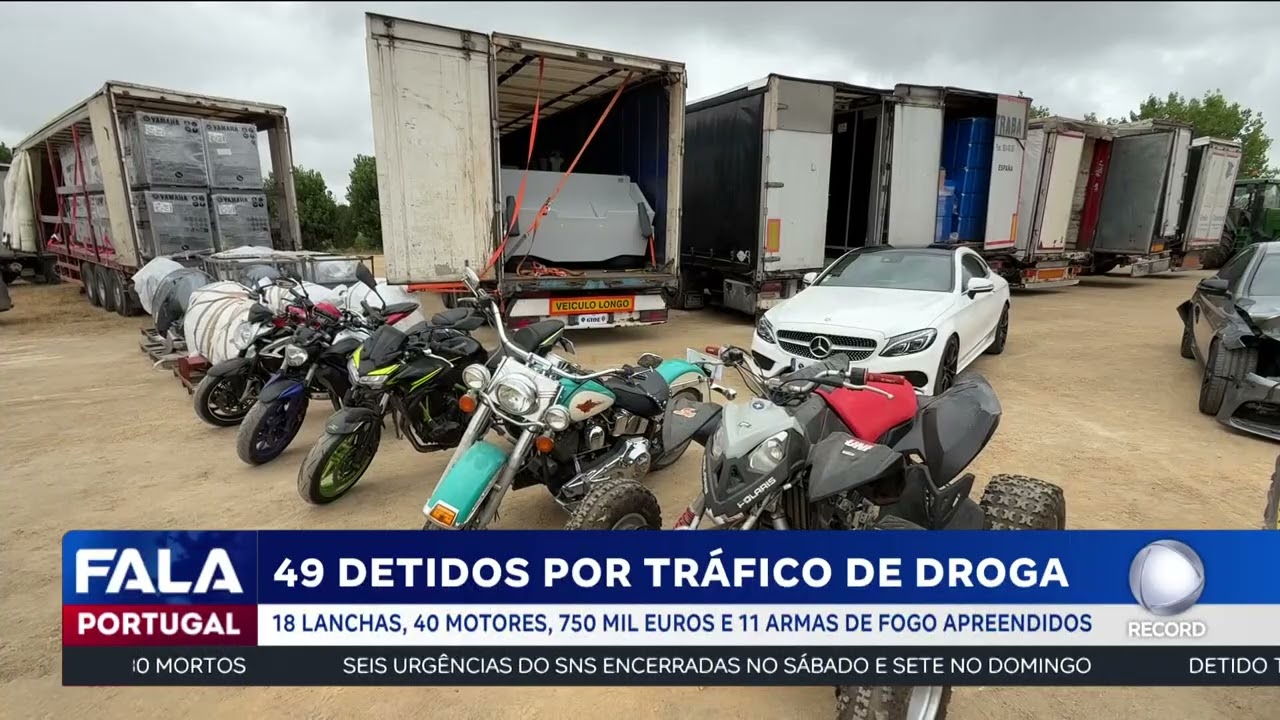 49 detidos por tráfico de droga