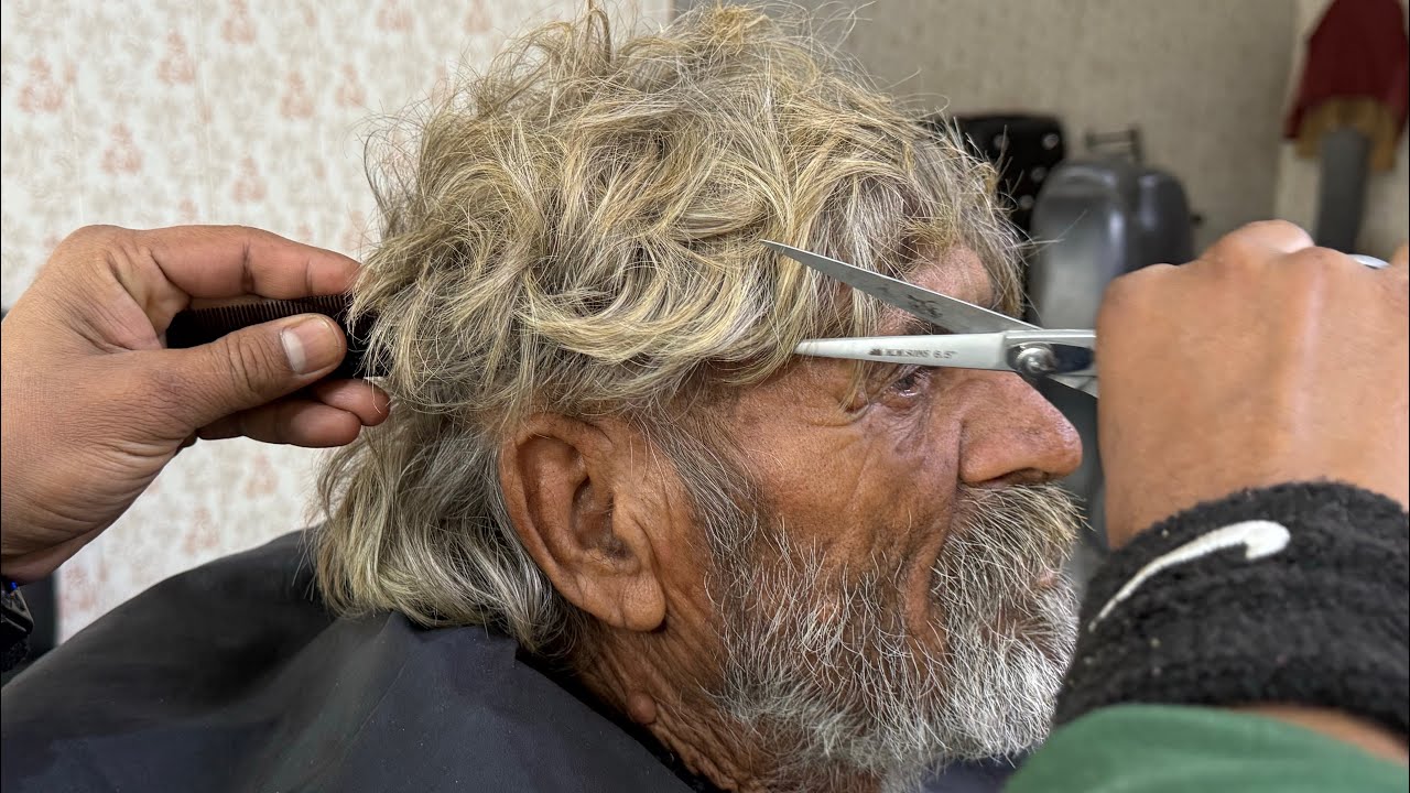 85 Year Old Man Extreme Makeover | From Neglected to Fresh - ASMR 