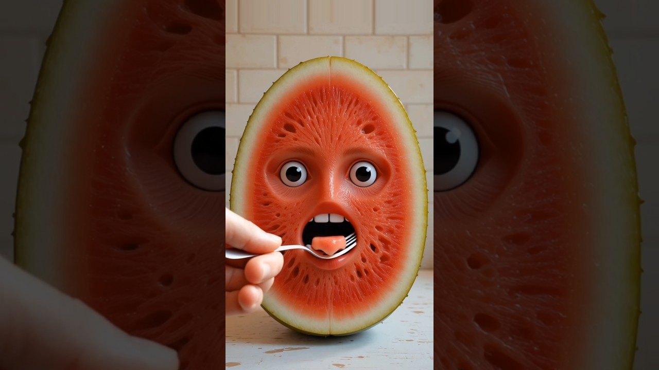 Watermelon Smiles #nature #funny #naturebeauty #fruitcutting #fruit #usa #uk