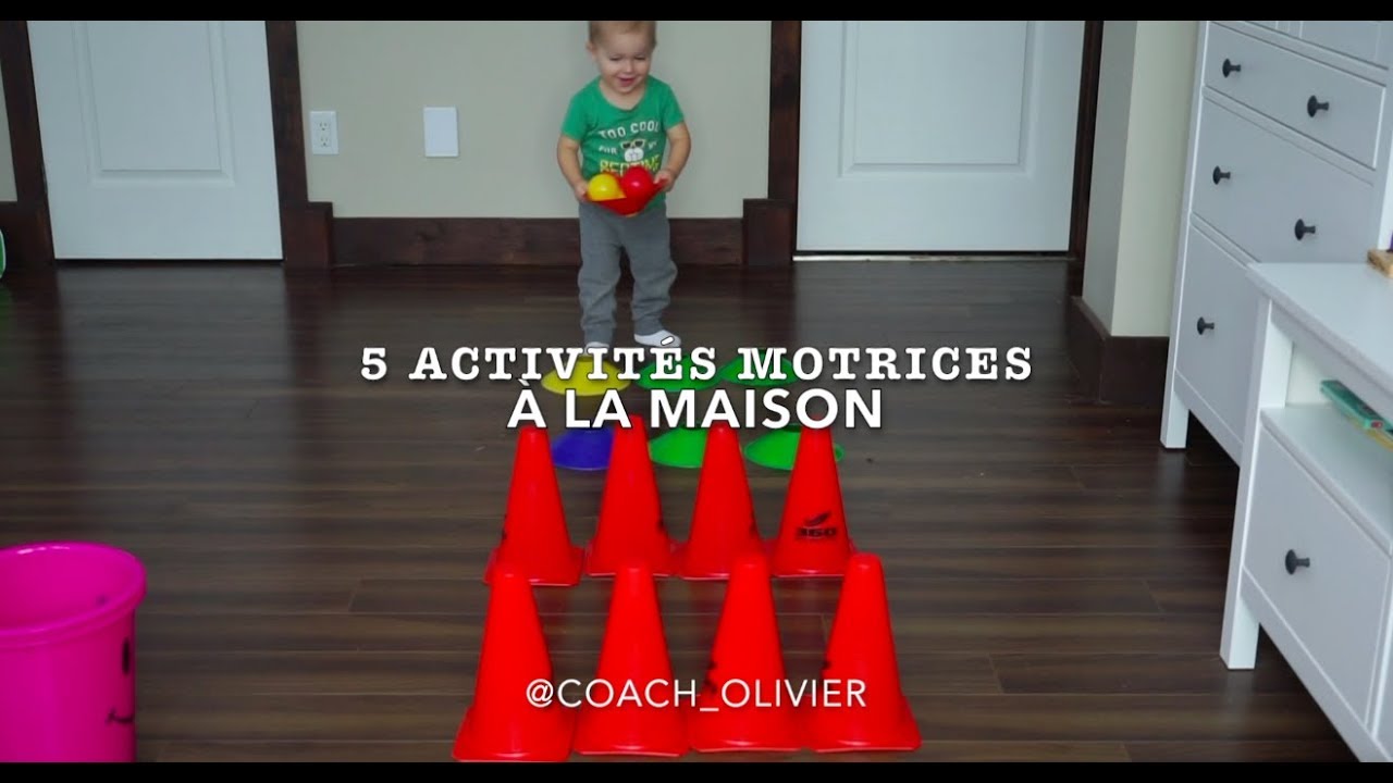 5 activités motrices à faire à la maison (2-3 ans)
