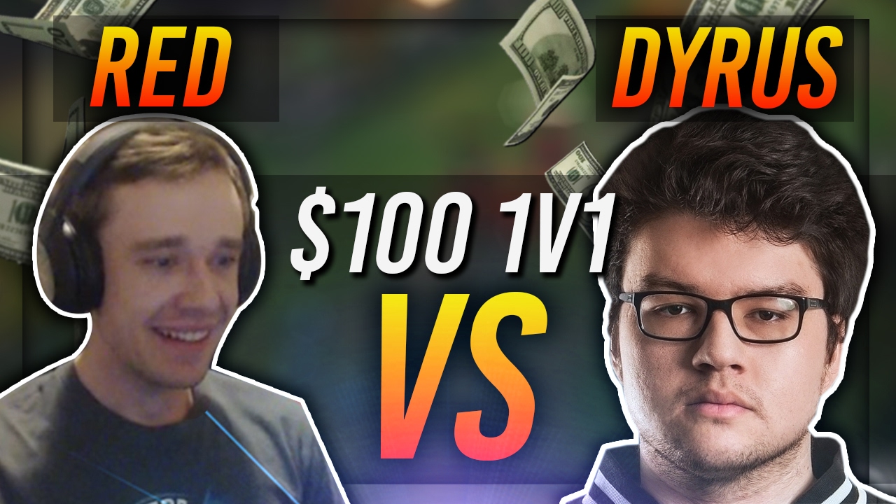 REDMERCY VS DYRUS | $100 1v1 SHOWDOWN!! - League of Legends