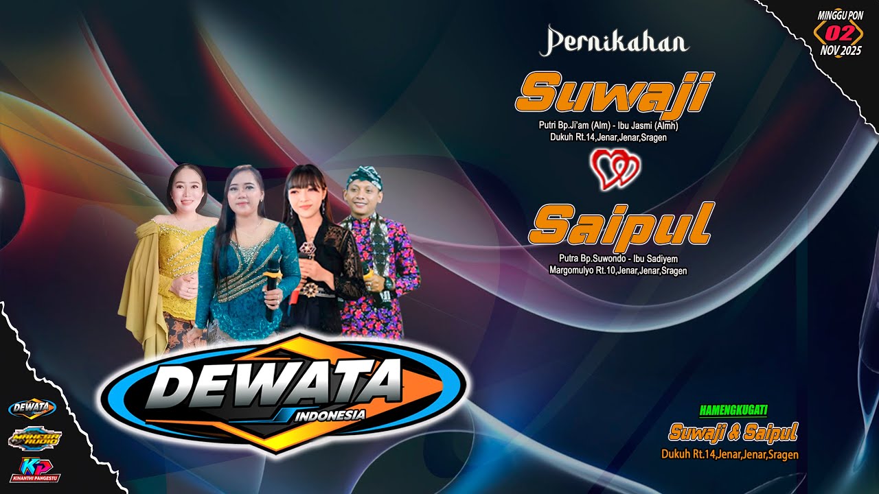 🔴Live Campursari DEWATA Indonesia || MAHESA PRO Audio || KP Pro HD || Dukuh,02 Nopember 2025