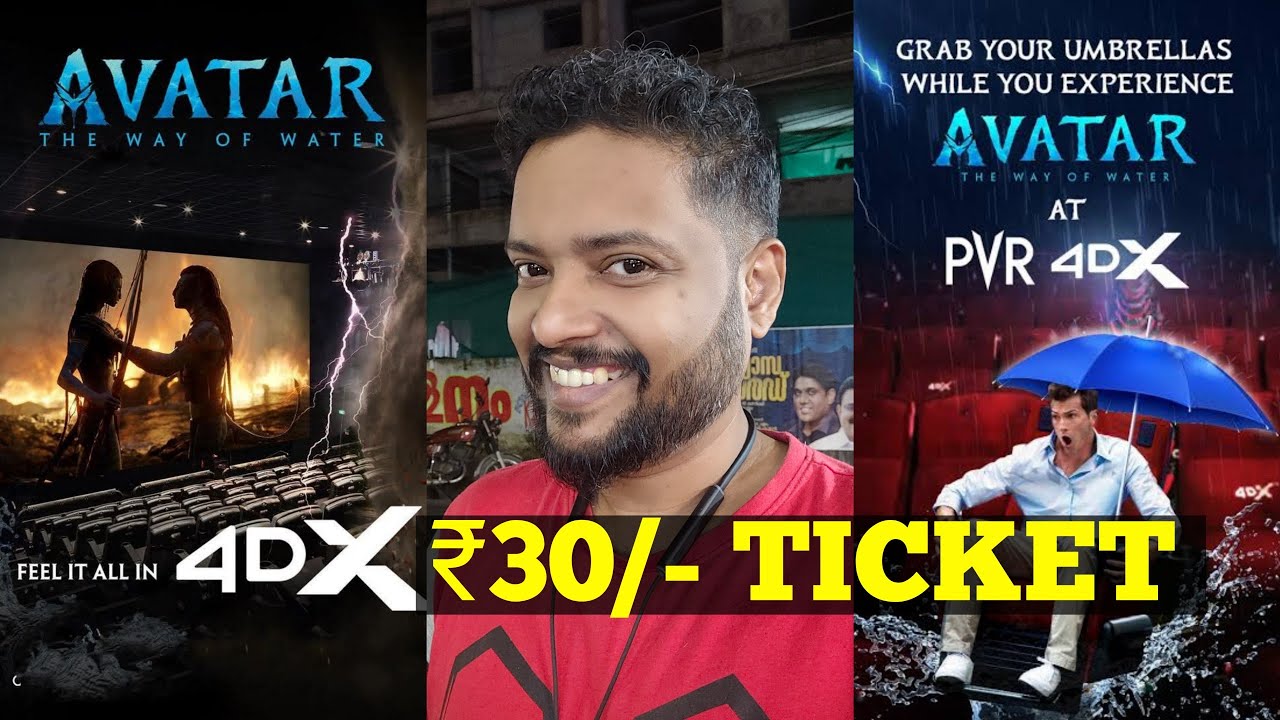 ₹30/- 🔥😱 Avatar The Way of Water 4DX 3D Experience James Cameron