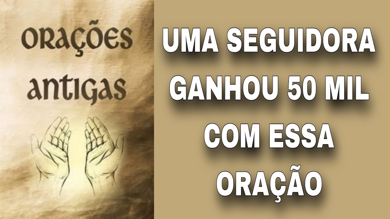 ORAÇÃO ANTIGA DA SORTE - ATRAIR DINHEIRO URGENTE, SORTE EM JOGOS E SORTEIOS-  POR MARCO SOUZA