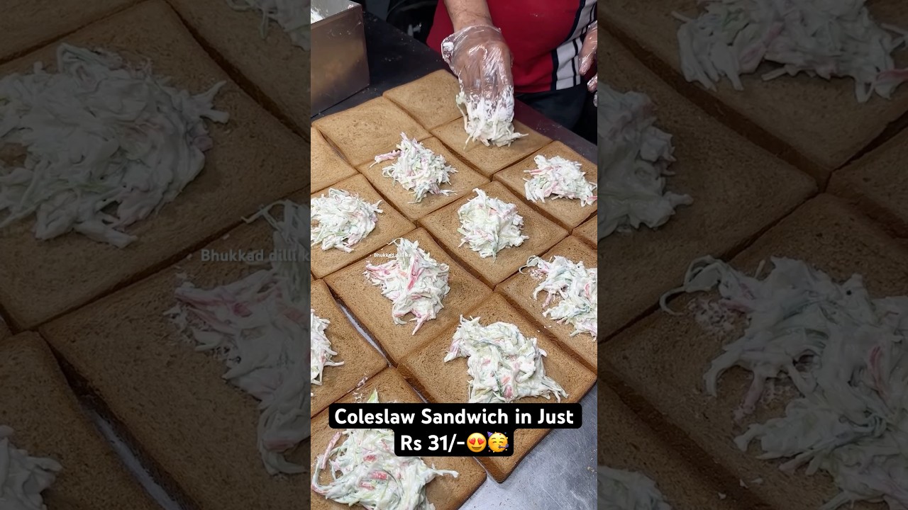 Coleslaw Sandwich in Just Rs 31/-😍🥳|| Indian Street Food