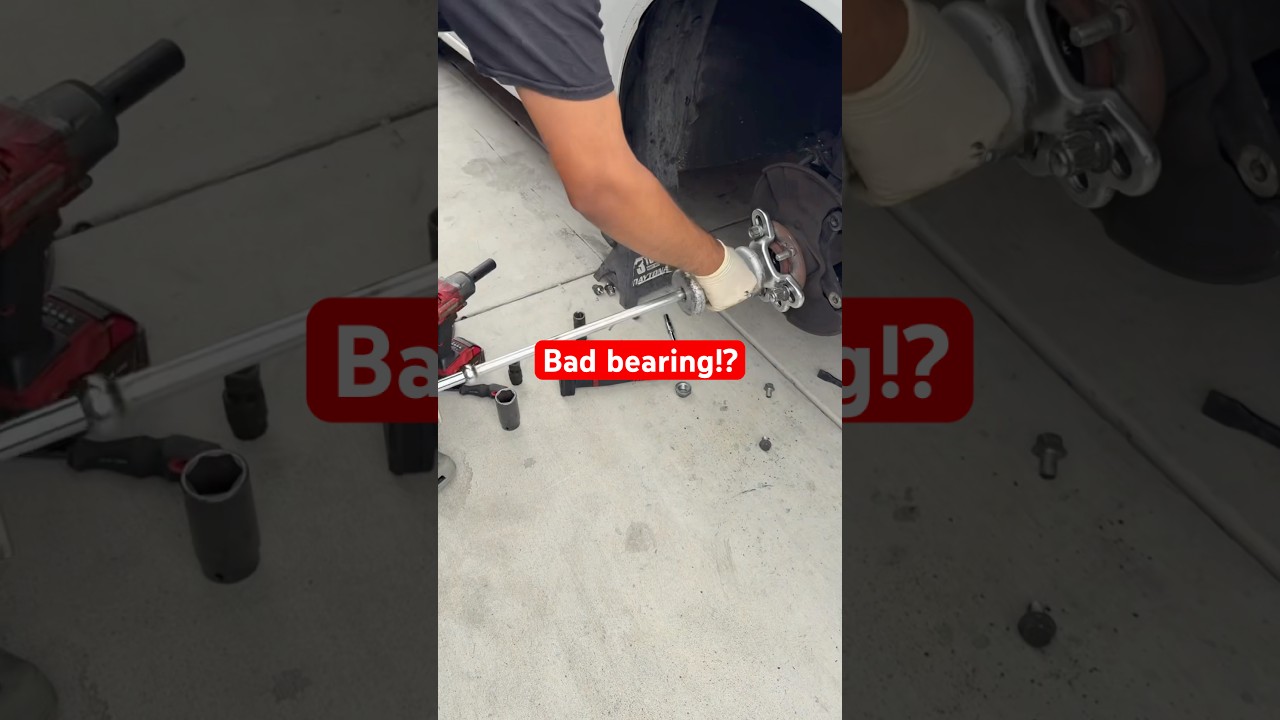 How to replace wheel bearing on FWD car and save a lot of money!