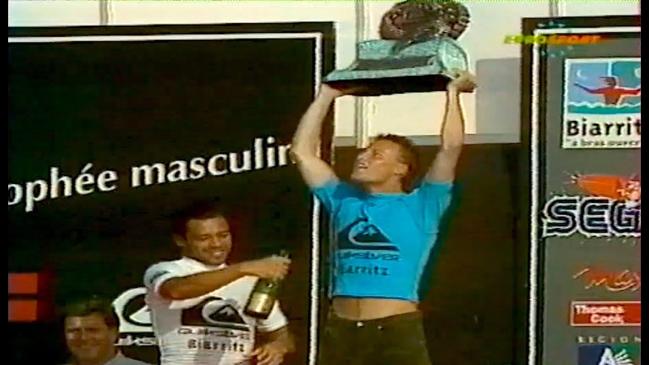 1993 [COMPET] Quiksilver Surf Master à la Grande Plage de Biarritz - Eurosport 100% Surf