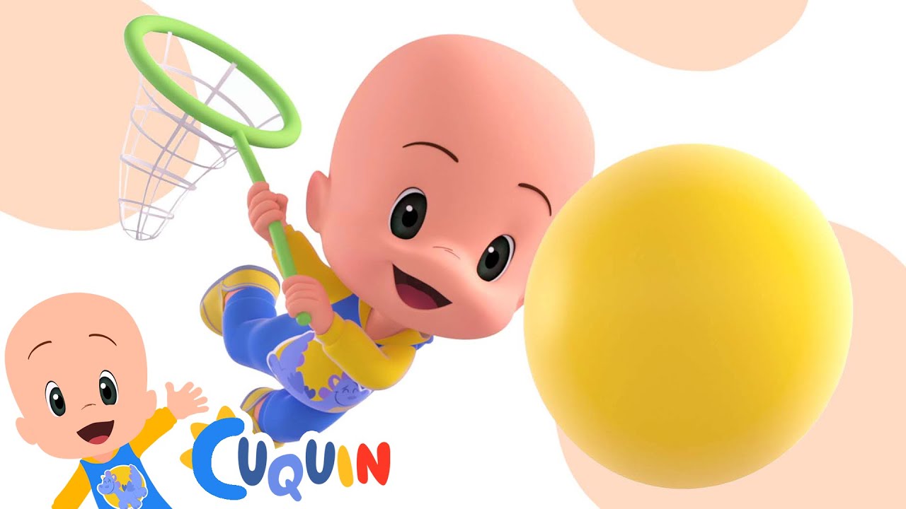 Learn the colors with Cuquin's Yellow Ball 🟡 | Educational videos with Cleo and Cuquin