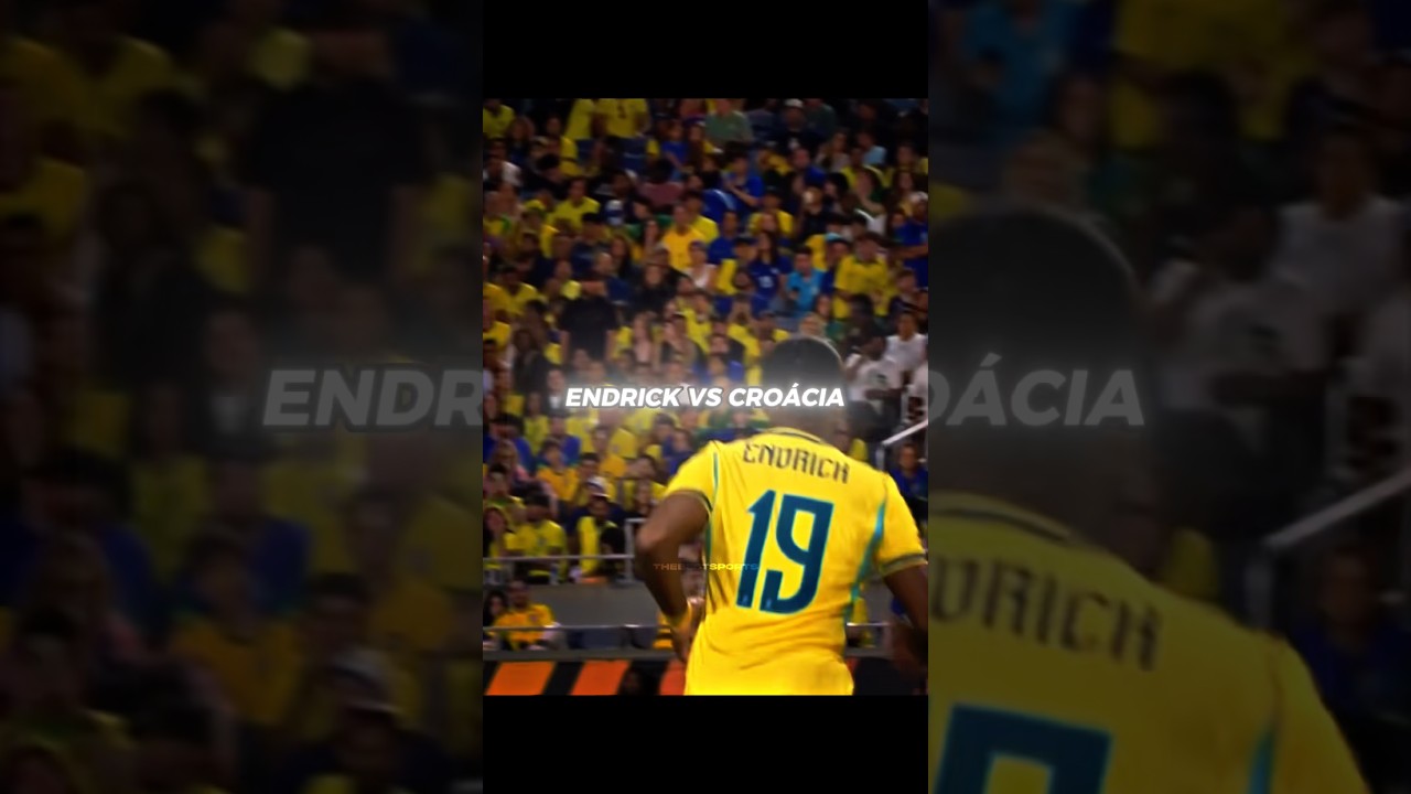 Endrick vs Cro&aacute;cia 🇧🇷🔥 #endrick #sele&ccedil;&atilde;obrasileira