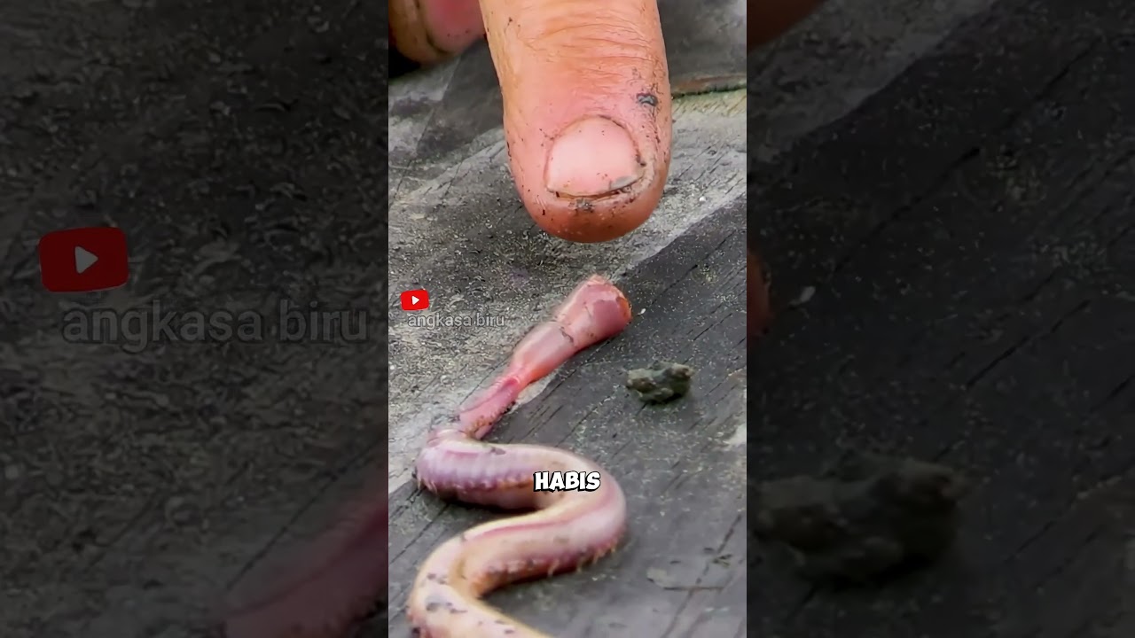 Bertaring Logam? Cacing Laut Bloodworm. #faktahewan  #bloodworm  #shortsviral