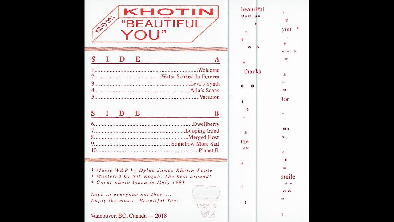 Khotin - Beautiful You (Side B)