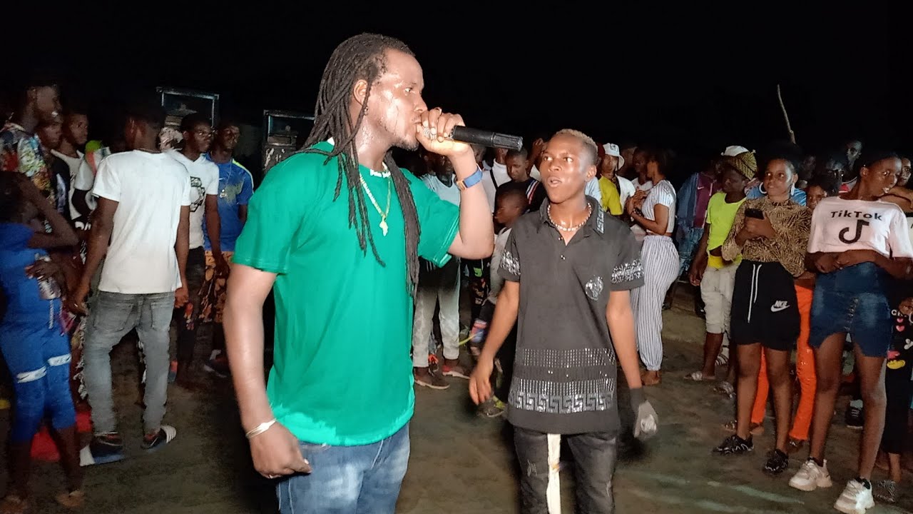 Duo explosif de KD BOY et son oncle Bandi Mic Concert à Sare Hande/ Gambia